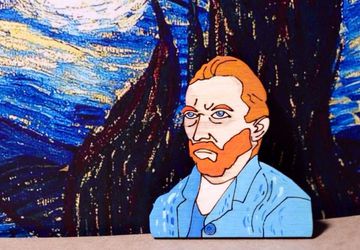 "Van Gogh" brooch