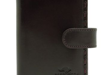 Leather cardholder Cangurione 3302-002 V/Brown