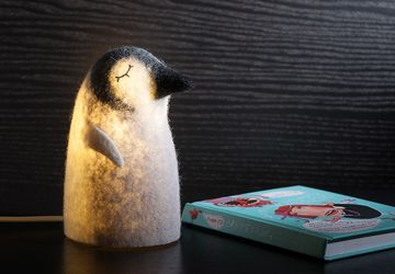 Pinguin felt lamp
