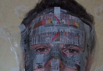 How To Make A Paper Mache Mask