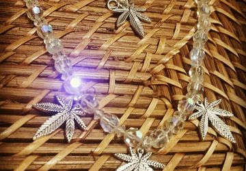 Cannabis choker necklace