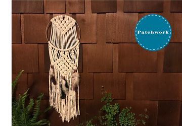 Patchwork Presents Boho Macrame Dream Catcher