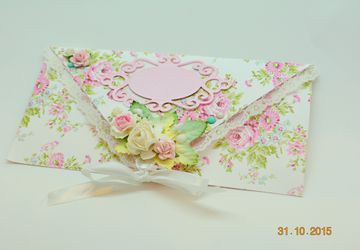 An envelop for a gift certificate