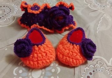 Headband and booties