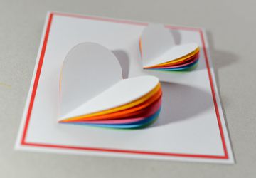 Cute handmade postcard