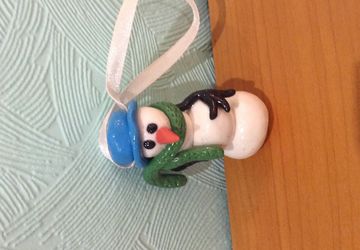 A christmas tree decoration "A snowman"