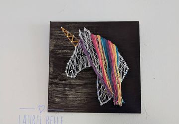 Unicorn string art/ little girl nursery decor/ nursery decor / unicorn decor/ girl room decor / wall decor/ baby shower