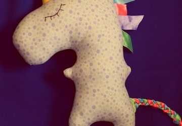 A handmade unicorn