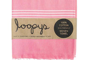 Gift This Elegant Fairy Floss Pink Original Turkish Towel To Your Loved Ones