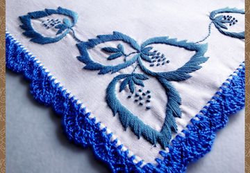 A table-napkin "Frost-mist"