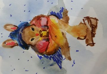 "The sweet Bunny" postcard