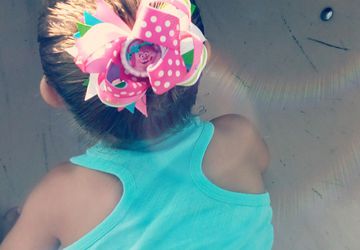 Trolls hair bow accessory