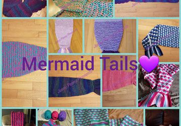 Mermaid Tail Blankets CROCHET