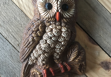 Vintage Owl Wall Hanging | Owl Decor