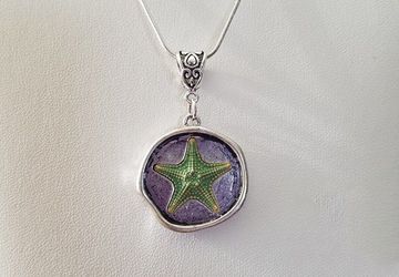 Starfish Necklace/Starfish Pendant/Star Fish Jewelry/Nautical Necklace/Nautical Pendant/Mermaid Necklace/Beach Necklace