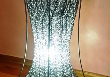 Handmate knitted lamp