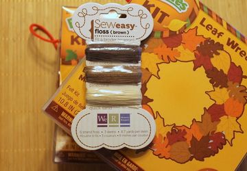 Cheap Handmade Fall Leaf Garland