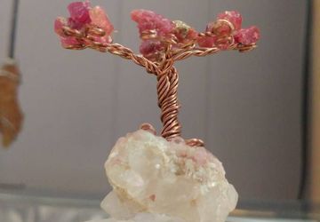 Ruby Tree-Of-Life Sculpture