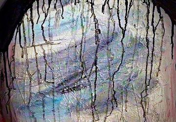 Abstract Painting - Drip Painting - Black And White Painting - Mixed Media Art - Home Decor - Office Decor - Wall Art - Poetry Art