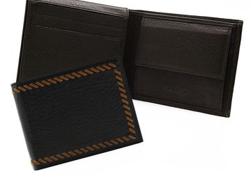 Leather wallet  Cangurione 1211-002 DP Brown