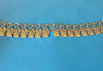 Chocolate Bar charm bracelet