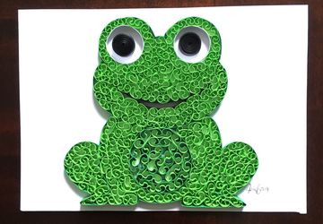 Woodland nursery, Baby shower gift, Kids room decor, Quilling art, Nursery wall decor, Birthday gift, Modern art