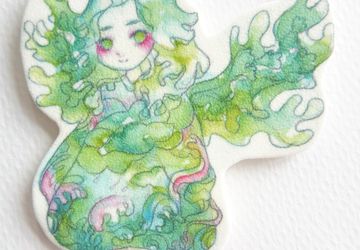 Cute Water Angel Keychain