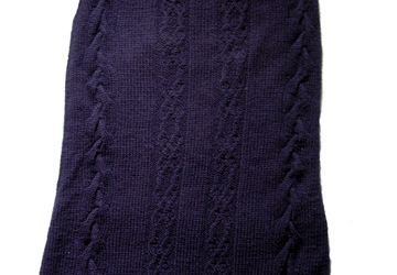 A knitted skirt
