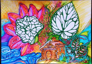 Secret Garden [original painting]