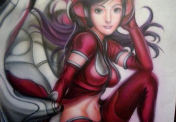 Fantastic - a painting in aerographics without frame