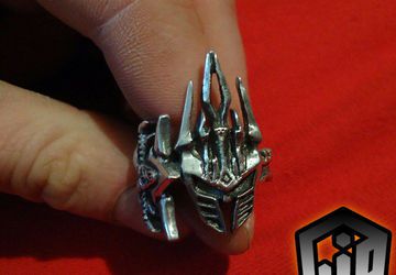 Frostmourne Sword - Frostmourne Sword Ring - Leech King Ring - Leech King - WOW - Warcraft Jewelry - World of Warcraft - Silver Fantasy Ring