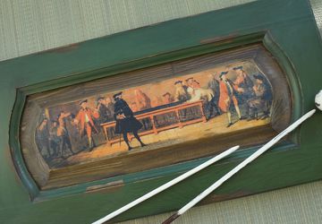 Panel "Playing the billiards"