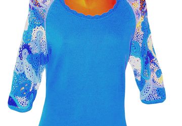 A tunic "Forget-me-not"