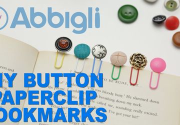 DIY Button Paperclip Bookmarks