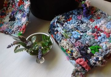 Crocheted Multicolored Potholders