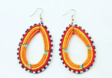 African earrings
