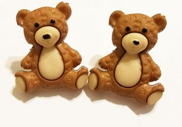 Teddy Bear Post Earrings #2