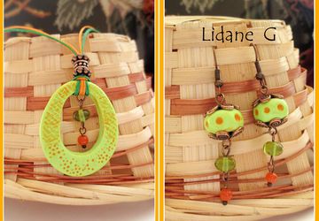 A set of jewelries "Spring"