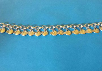 Apple charm bracelet