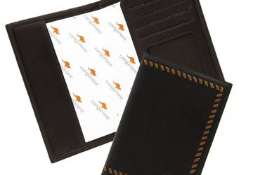 Passport cover CANGURIONE 3308-002 DP Brown