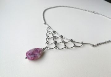 Mermaid stainless steel necklace
