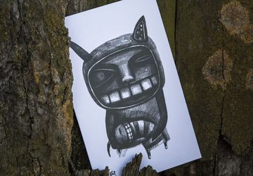 Открытка "Space Freaks. Toothed"