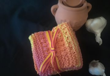 Bright Knit Dish/Face Cloths