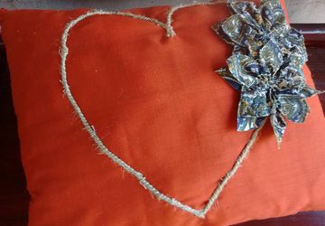 Rustic Heart Pillow