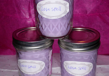 Home made soy candles