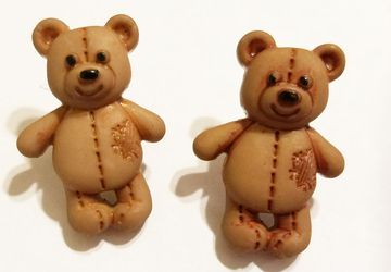 Teddy Bear Post Earrings #5