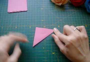 A Simple Flower Out Of Paper