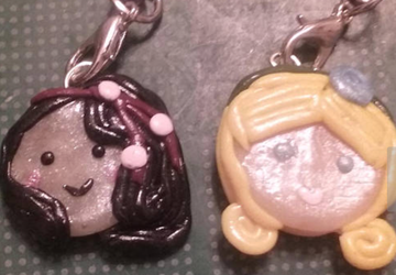 mori kei, mori girl, harajuku, polymer clay charm