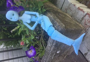 Mermaid Resin Art Doll