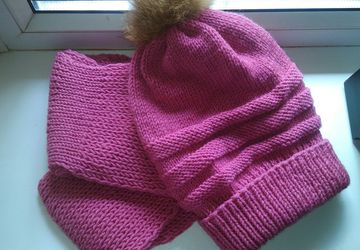 A pink winter set
